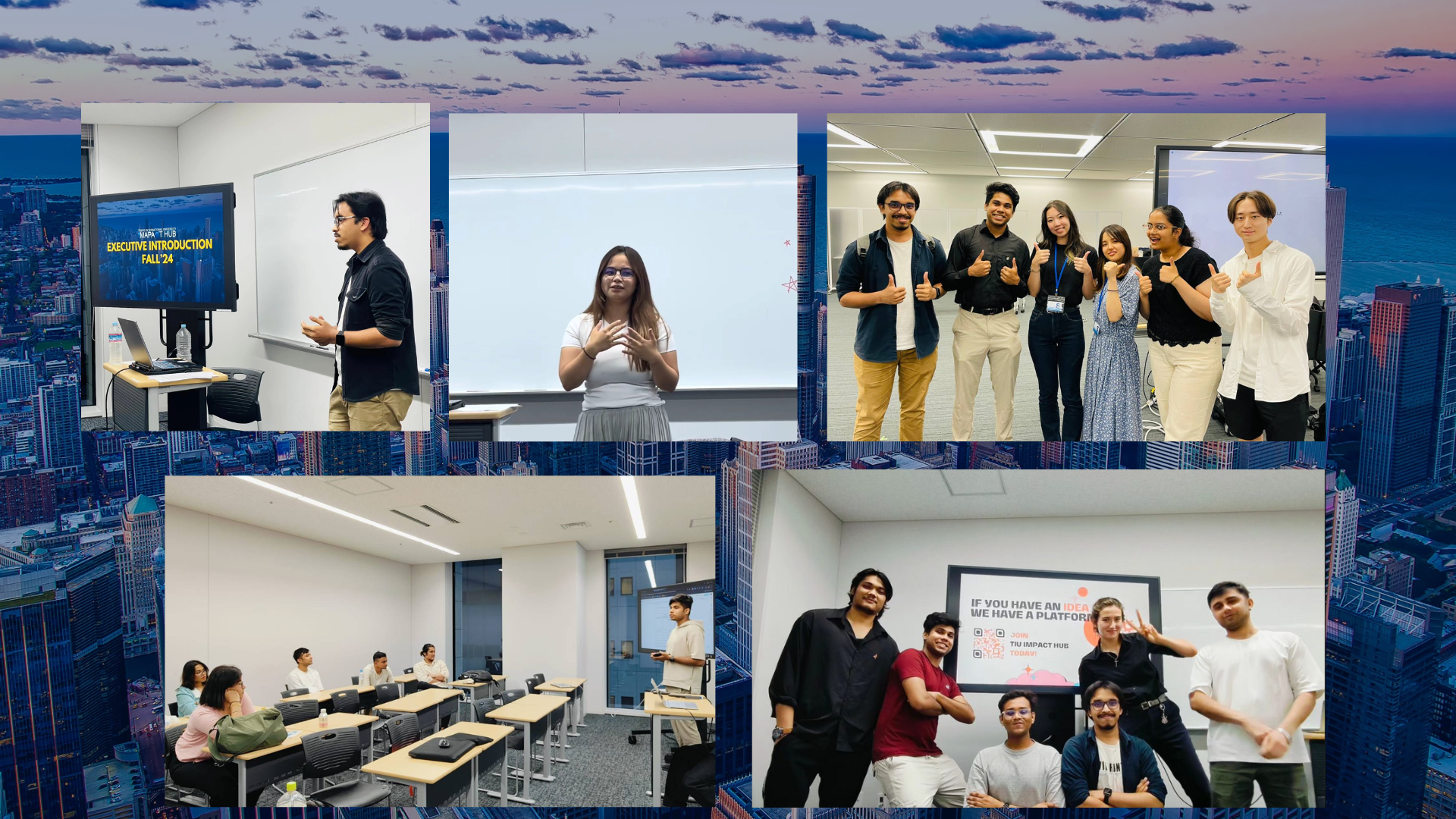 TIU Impact Hub presentations and student activities