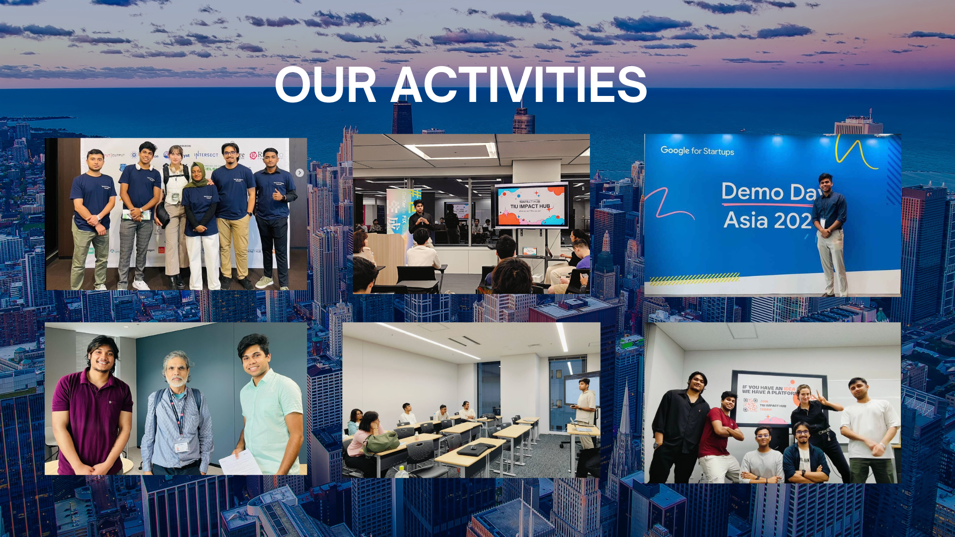 Our Activities - TIU Impact Hub events and workshops
